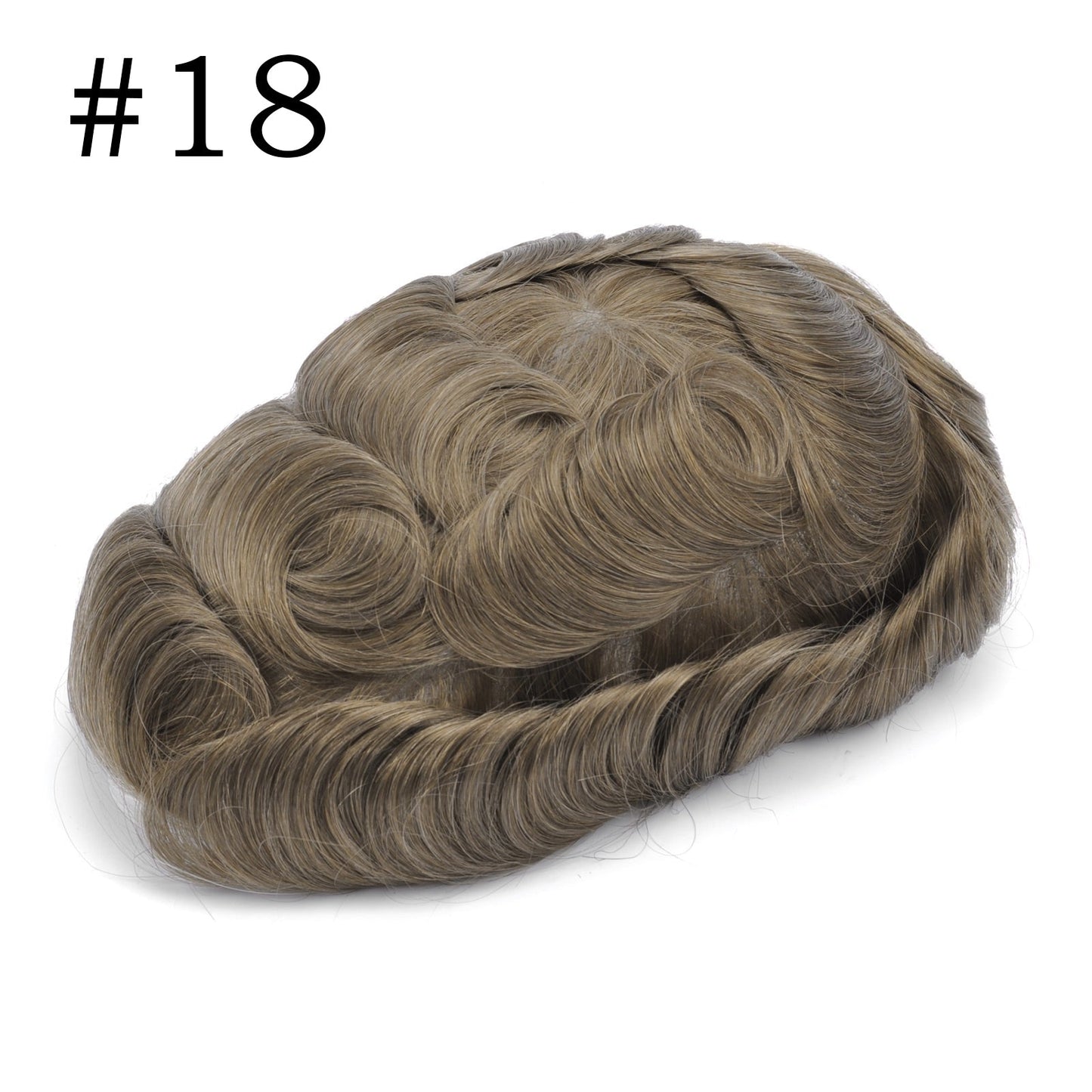 0.02-0.04mm Full PU Ultra Thin Skin Men Toupee Male Short Wave Human Hair Mens Wigs Replacement Systems