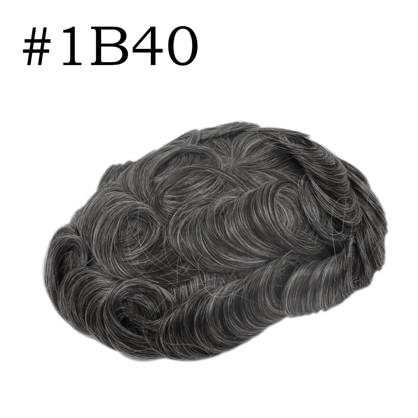 Black Full Lace Toupee For Men Human Hair