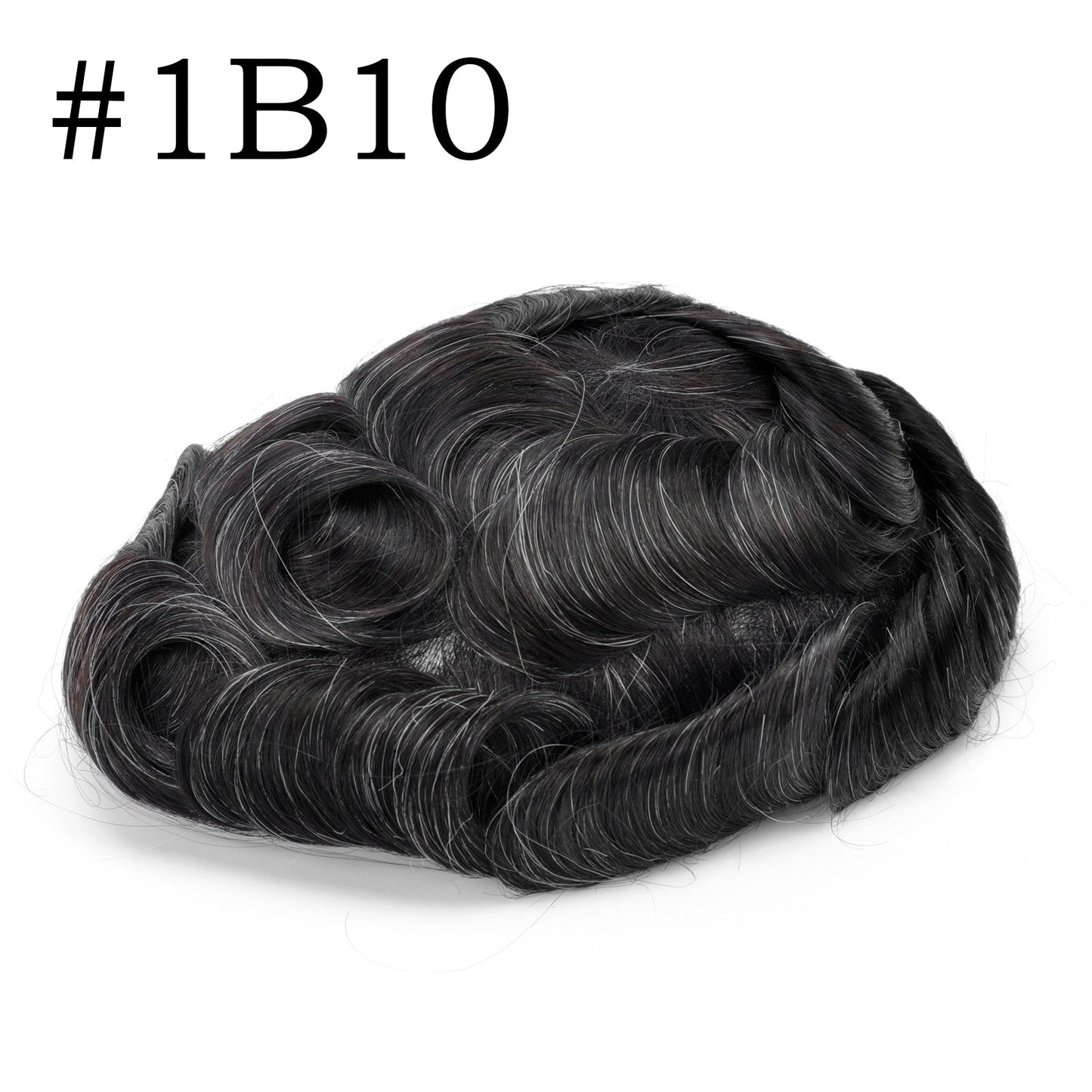 Black Full Lace Toupee For Men Human Hair