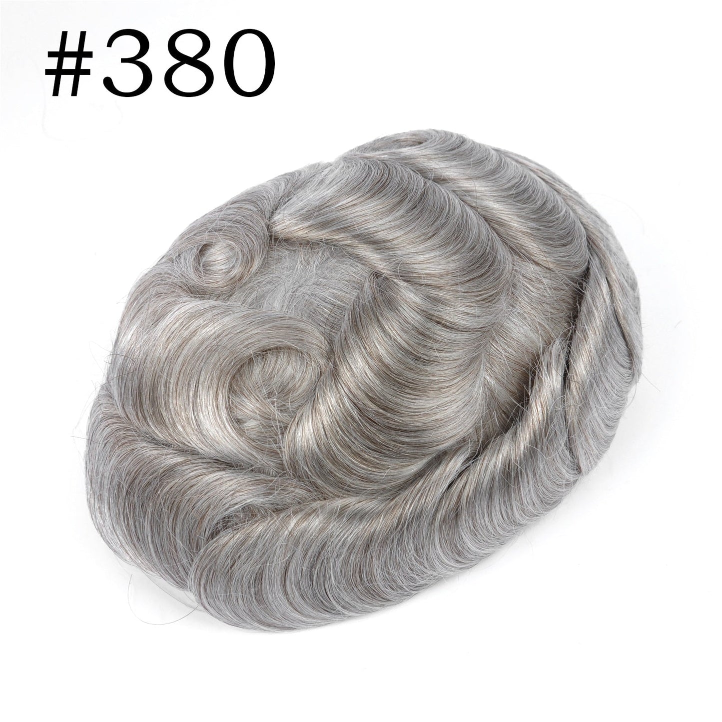 0.03mm Ultra-thin Skin Human Hair Mens Hairpiece #18 Brown Blonde V-looped 8x10 Inch