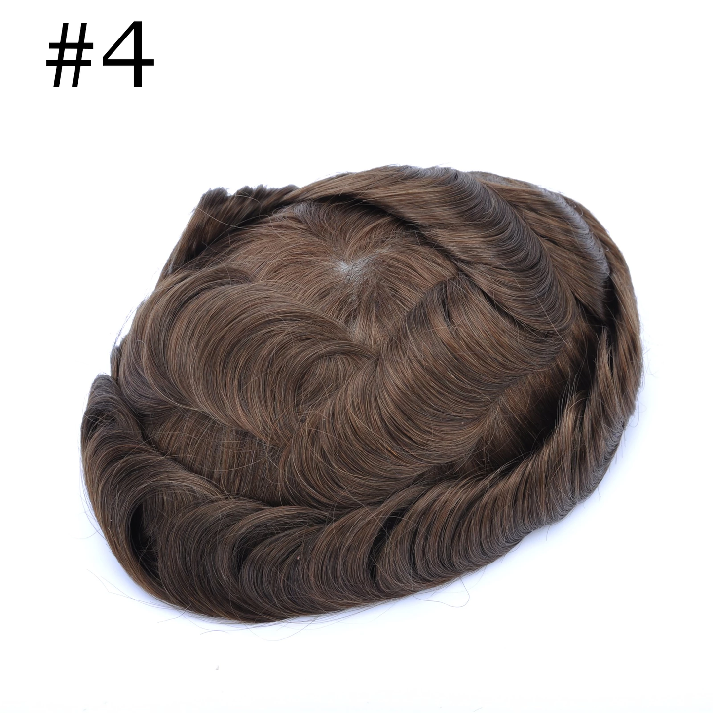 Black Full Lace Toupee For Men Human Hair