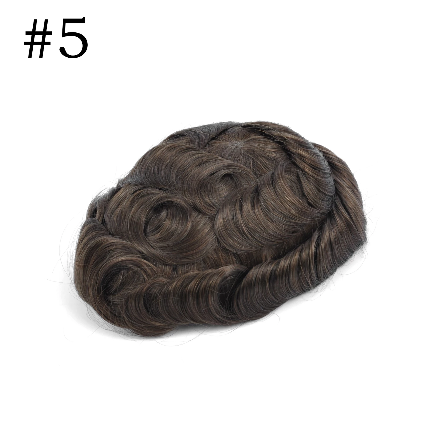 0.02-0.04mm Full PU Ultra Thin Skin Men Toupee Male Short Wave Human Hair Mens Wigs Replacement Systems