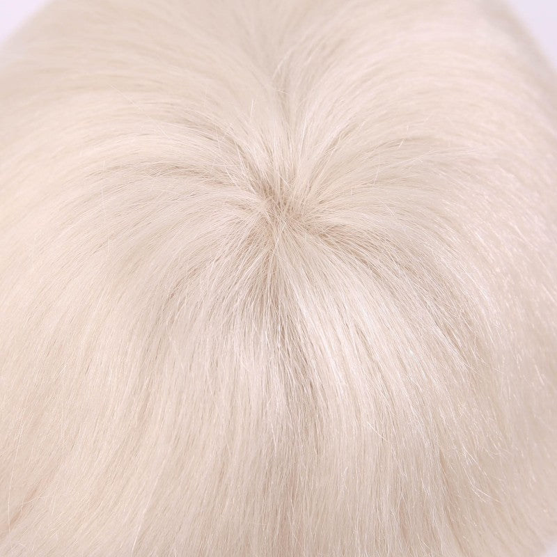 Silver Blonde Full Lace Toupee For Men Human Hair