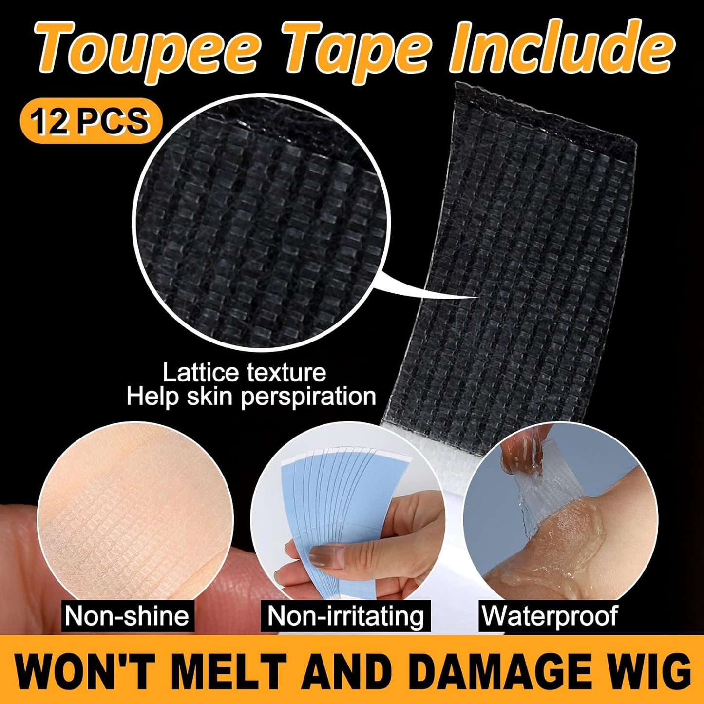 Real Skinlike HD Lace Toupee Hair for Men | 8x10 Inch Ultra Lace Base Hairpieces