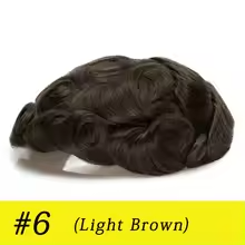 0.02-0.04mm Full PU Ultra Thin Skin Men Toupee Male Short Wave Human Hair Mens Wigs Replacement Systems
