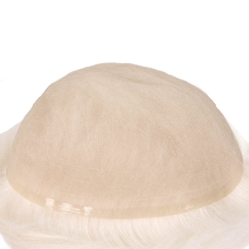 Black Full Lace Toupee For Men Human Hair