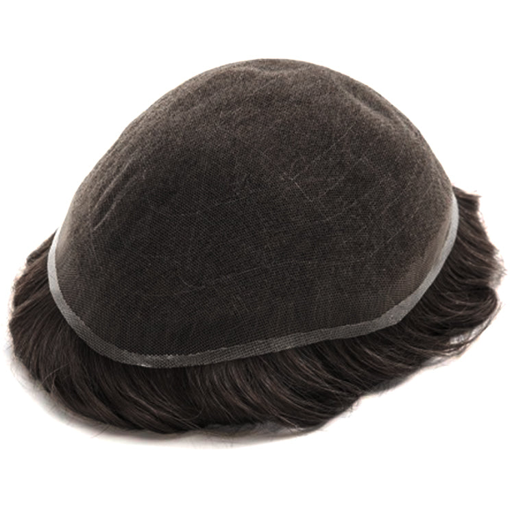 Black Full Lace Toupee For Men Human Hair